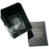 Vaso Whisky Cristal Grabado Personalizado En Caja Forrada