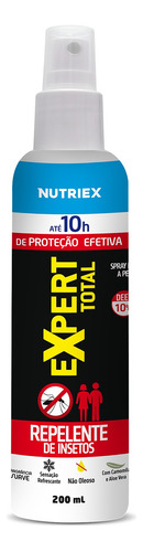 Repelente De Insetos Para Pele Spray Expert Total 10h 200ml