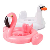 Boia Inflável Bebê Infantil Piscina Assento Flamingo Cisne