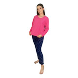 Conjunto De Pijama Polar Dama Happy Dawn Estrellas Rosa