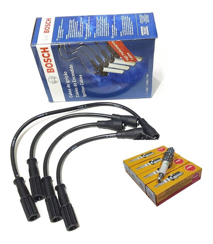 Kit Cables Bosch Bujias Ngk 1.3 Mpi Duna Uno Palio