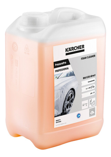 Shampoo Para Vehículo  Kärcher Detergente Espumante Vehiclepro Rm 838 | 6.295-979.0 Rm 838 De 3l