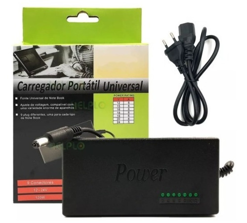 Fonte Carregador Universal Notebook Adaptador 120w