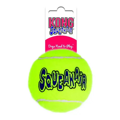 Pelota Tenis Perro Grande Kong Amarilla Sonido Chirriante 8.25cm | Meses sin interés