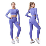 Leggins Push Up E Top Conjunto Esportivo Completo Yoga [u] 1