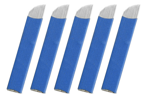 Bolígrafo Azul Para Microblading, 100 Unidades, Arco Único,