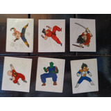 Lote 6 Figuritas Especiales Dragon Ball Z 1998