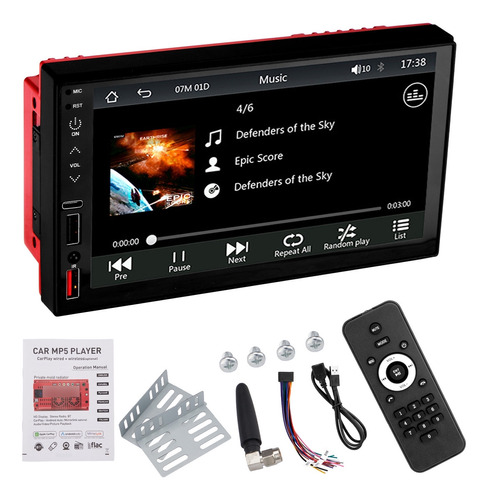 Estereo De Pantalla 7inch Pantalla Tactil Carplay Bluetooth