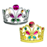 12 Pzs Diadema Corona Princesa  Fiestas Batucadas  