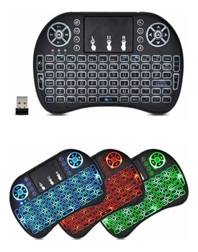 Mini Teclado Wireless Mouse Para Smart Tv/notebook/iPad