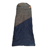 Saco Dormir Safari Sf202 Camping +5°c +12°c Color Gris Con Azul