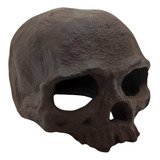Enfeite De Ceramica Para Aquário Toca Cranio Caveira