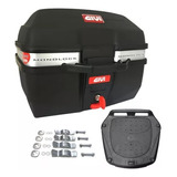 Baú Bauleto Moto Givi Monolock C/base E Kit De Parafusos 27l