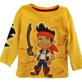 Camiseta Disney De Jake El Pirata Manga Larga