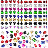114 Diamantes De Imitación Para Coser, Formas Mixtas, Diaman