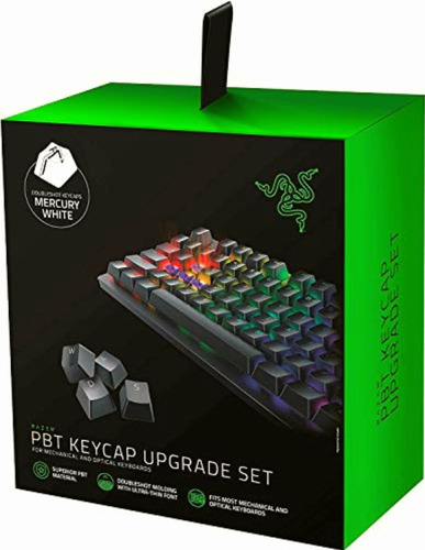 Razer Pbt Keycap Upgrade Set Mercury White