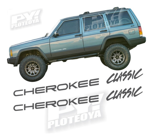 Calcos Cherokee Classic Jeep - Ploteoya