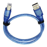 Cable Usb 2.0 Para Impresora /1.8 Mts/azul De Filtro Ferrita