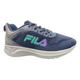 Zapatillas Running Fila Magnus Mujer Azul