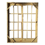 Ventana De Madera 1,50x2,00 Vidrio Rep. Beraldi Aberturas