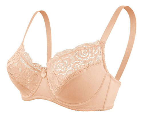 D Sujetador De Encaje Liso Para Mujer A143, Talla Grande, Br