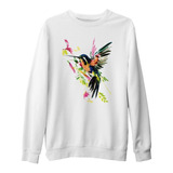 Sudadera Suéter Colibrí Colores Estampado Ave Niño/adulto 