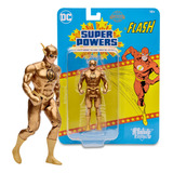 Mcfarlane Super Powers Dc Comics Flash Gold 4.5 Pulgadas