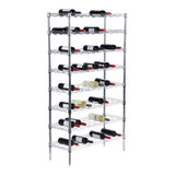 Rack Para 72 Botellas De Vino 36x91x160 Cm 8 Repisas