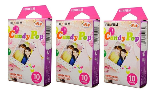 Rollo Fujifilm Instax Mini Candy Pop X3 Unidades Entrega