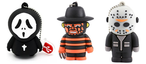 Pendrive Pânico Ghost Jason Freddy Krueger Halloween 64 Gb 