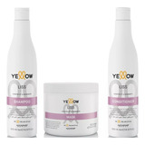 Kit Liss Yellow Shampoo + Conditioner + Mask