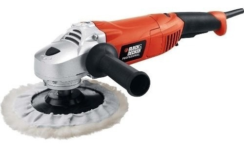 Pulidora Lijadora 7 180mm Profesional 1300w Black Decker Color Rojo