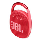 Caixa De Som Bluetooth Clip 4 5w À Prova D'água Vermelho Jbl