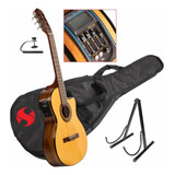 Guitarra Clásica Gracia M10 Eq Prener + Capo+funda + Soporte