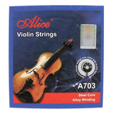 Encordado Para Violin De 1/2 Alice A703