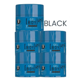  Kit Com 5 Gel Boy Cola- Force Men -250g-barbearia Black