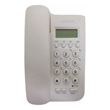 Telefono Fijo Id Suono Display Funcion Flash Blanco