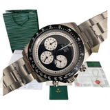  Reloj Rolex Daytona Clásico Zafiro 42mm Plateado Negro