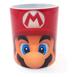 Mug Taza Pocillo Porcelana Mario Bros Logo Juego