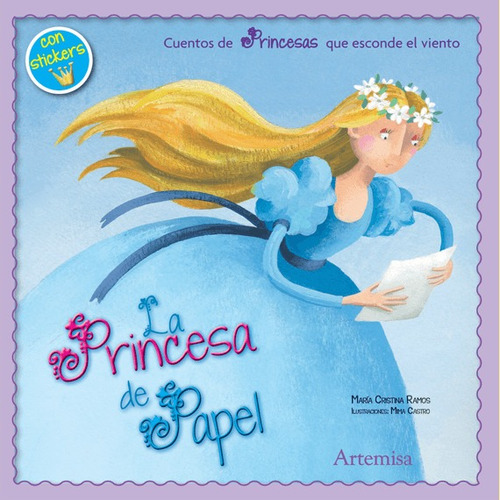 Libro Para Pintar La Princesa De Papel Ed Artemisa