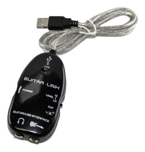 Placa Sonido Usb Guitar Link Entr Guitarra - Auricular Htec