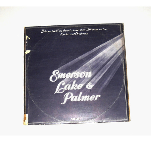 Emerson Lake & Palmer Ladies And Gentlemen 3lp Vinilo Brasil