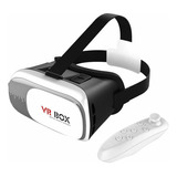 Vr Box Oculos De Realidade Virtual 3d + Controle Bluetooth