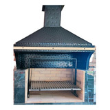 Campana De Quincho 1metro*60 Y Parrilla De Acero Inox 80*60