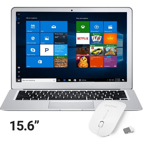 Notebook Windows 10 Gadnic 15,6 Cloudbook 4gb 32gb + Funda