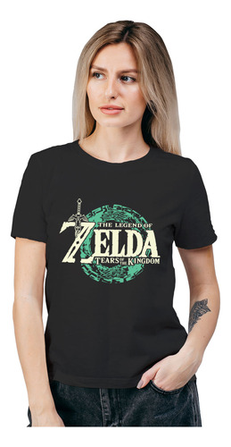 Polera Mujer Zelda Tears Kingdom Gamer Algodón Orgánico Wiwi