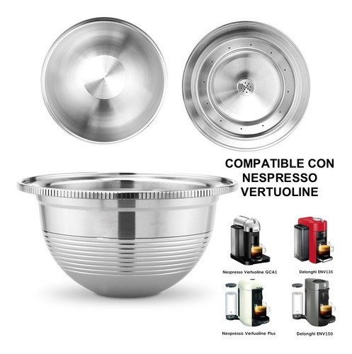 Cápsula Para Nespresso Vertuo Vertuoline Recargable + Reutil