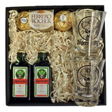 Kit Jagermeister X2 + Shots Jager + Chocolates- Perez Tienda