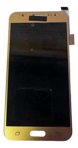 Frontal Display Samsung J7 Prime Com 1 Câmera Dourada Premiu