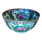 Bowl Cuenco Chino De Colección  Familia Rose Canton Antiguo